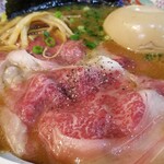 塩そば専門店 桑ばら - 国産リブロースの味噌そば