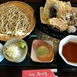 Sobadokoro Minori - 天もりそば(十割そば)　2,320円