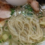 麺処 びぎ屋 - 麺の感じ