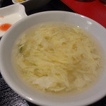 Chuugokubishokuchou - 定食の卵スープ