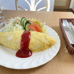 カフェレストランパセリ - オムライスセット 980円