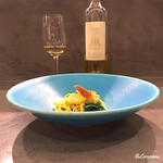 カーサ・デル・チーボ - Gini Soave Classicoとｻﾌﾗﾝｸﾘｰﾑｿｰｽのﾀﾘｱﾃｯﾚ