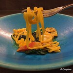 カーサ・デル・チーボ - 細めに打たれたﾀﾘｱﾃｯﾚ