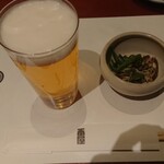 個室居酒屋 番屋 - 生ビール630円 お通し480円