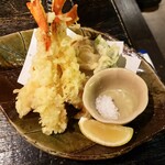 海老勢 - ずわい蟹の天ぷら　700円
