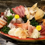 海老勢 - 料理写真:お刺身の船盛り　2700円