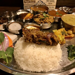 ダルバート食堂 - 年越しスペシャルダルバート 前景