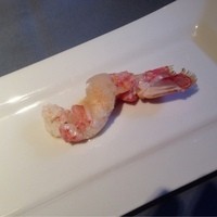 Recette - 前菜2.海老の泡による海老