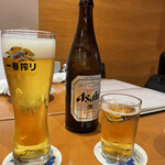 和楽 - 生ビールと瓶ビール