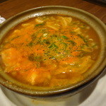 地鶏専門 おちば屋 - 鶏チゲぞうすい（小）