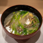 うを徳 - 2021.12 秋田ブリ子入りハタハタと芹の白味噌椀