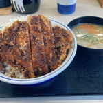 Katsuya - ソースカツ丼（竹）大盛り、豚汁小