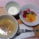 ニャーヴェトナム・プルミエ銀座 - (12/27和朝食セットのカレー+デザート) 
