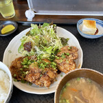 ちゃりき - たれ唐揚げ定食（750円※昼）