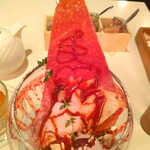 CAFE KATSUO - ■紅玉リンゴと紫芋のパフェ