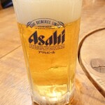 いっぷく亭 - 生ビール 480円