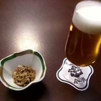 人形町今半 本店 - ビール＆ぜんまいの田舎煮