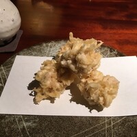 蕎麦懐石 無庵 - 衣がパリッと香ばしく、身はねっとり甘くおいしい！