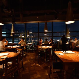 開放的な空間で眺望をお楽しみ下さい