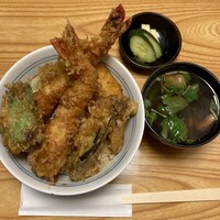 北新地 天富 - 海老天丼