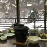 Ryokan Tamagoyu - 冬の朝食会場