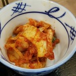 鳥良商店 - キムチのアップ