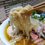 中華ソバ ビリケン - 手揉み中華そば全部入り(薄口)大盛り