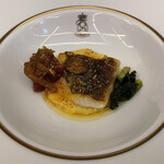 SALONE TOKYO - 平目とコテキーノ　ポレンタのズッペッタ