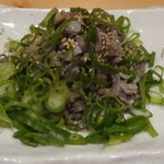 牛センマイ刺し