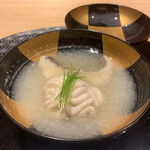 Sushi Akazu Kabuto - みぞれ鍋風の鱈と白子