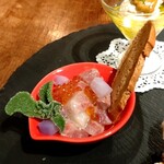 月島スペインクラブ - 冬野菜と魚介のサルピコン