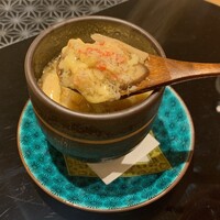 鮨 赤酢 かぶと - 蟹身入り　あんかけ茶碗蒸し