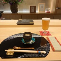 鮨 赤酢 かぶと - ホワイトエールっぽいビール　名前忘れた…