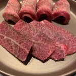 北海道焼肉 北うし - 知床和牛タン元厚切り 知床和牛サガリ厚切り