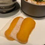 北海道焼肉 北うし - 自家製カラスミ大根