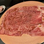 北海道焼肉 北うし - びえい和牛サーロイン焼きすき