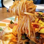 おしゃらぐキッチン - アルデンテの茹で加減です。