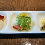 おしゃらぐキッチン - 3種類の前菜