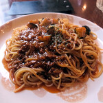 トラットリア パッキーノ - ミートソース（ナス入り） 930円＋大盛り（無料）