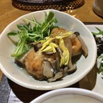 繭蔵 - "鶏しんじょうのきのこあん"