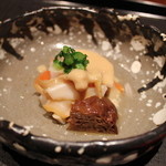 岩さき - <2012/12ランチ>バイ貝、麩