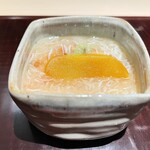 料理屋 稲家 - 海老芋　唐墨　蟹のあんかけ
