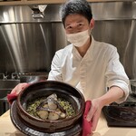 料理屋 稲家 - さわらと高菜のご飯