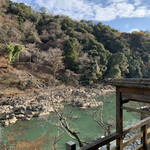 星のや京都 - 窓の外の景色