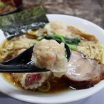 自家製麺 ら～めん かり屋 - エビワンタン