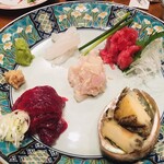 魚がし料理佃喜知 - 刺身盛り合わせ