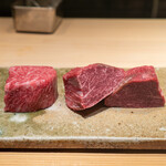 肉割烹 上 - この日のお肉