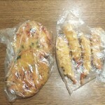 ディオ - かき揚げ (税抜)92円×2、海老天 (税抜)92円×４(2021.12.31)