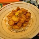 銀座 天一 - かき揚げ天丼