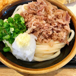 情熱うどん わらく - 肉おろし醤油1.5玉540円税込 